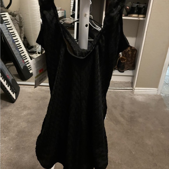 Maxine Of Hollywood Instant Minimizer NEW TAGS Size 14 Black Dress Cupped Midi - Picture 13 of 14